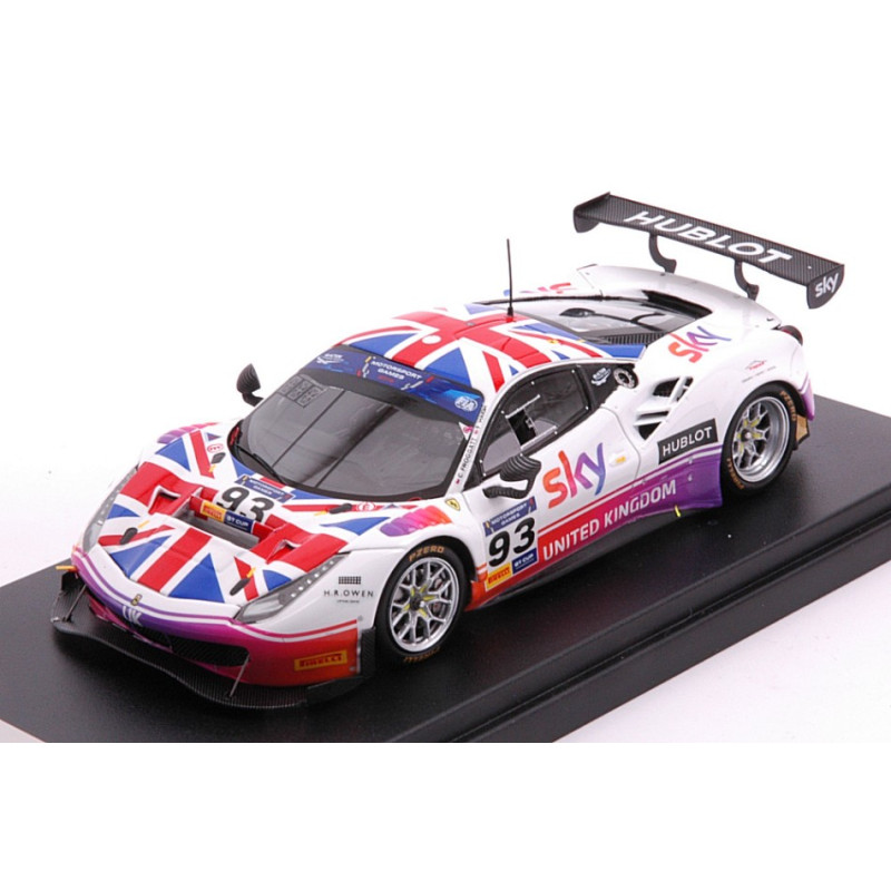 1:43 Looksmart Ferrari 488 GT3 N93 Team Great Britain VALLEL.2019 Haigh/froggatt