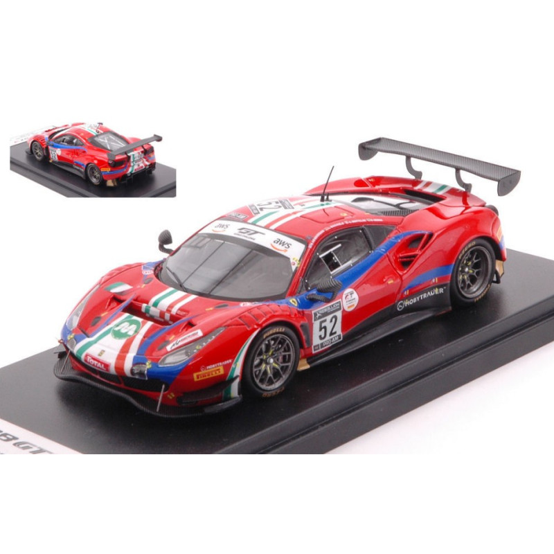 1:43 Looksmart Ferrari 488 GT3 EVO N52 24H SPA 2020 Hommers./mach./bertol./serra