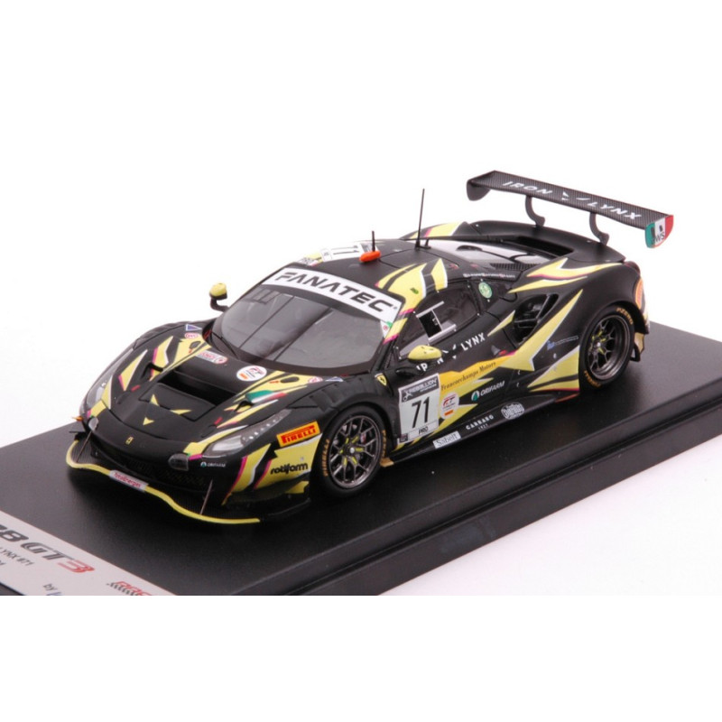 1:43 Looksmart Ferrari 488 GT3 N71 24H SPA 2021 Fuoco/ilot/rigon