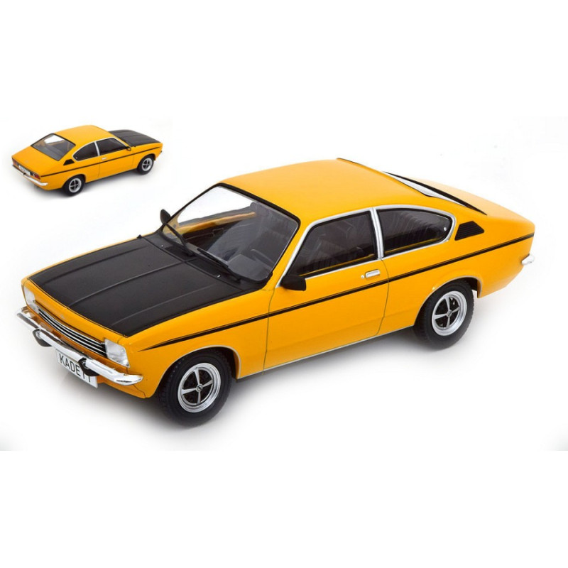 1:18 Modelcargroup Opel Kadett C Coupe Gt/e 1975 Giallo Scuro/nero