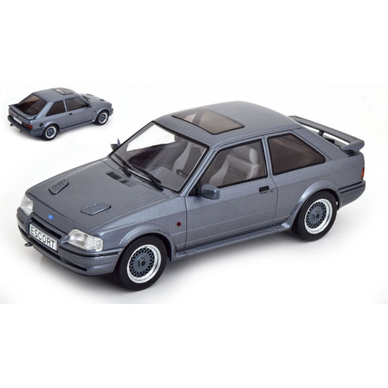 1:18 Modelcargroup Ford Escort MK IV RS Turbo S2 1990 Metallizzato Grigio