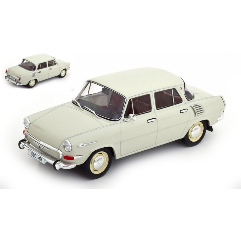 1:18 Modelcargroup Skoda 1000 MB 1964 Grigio Chiaro