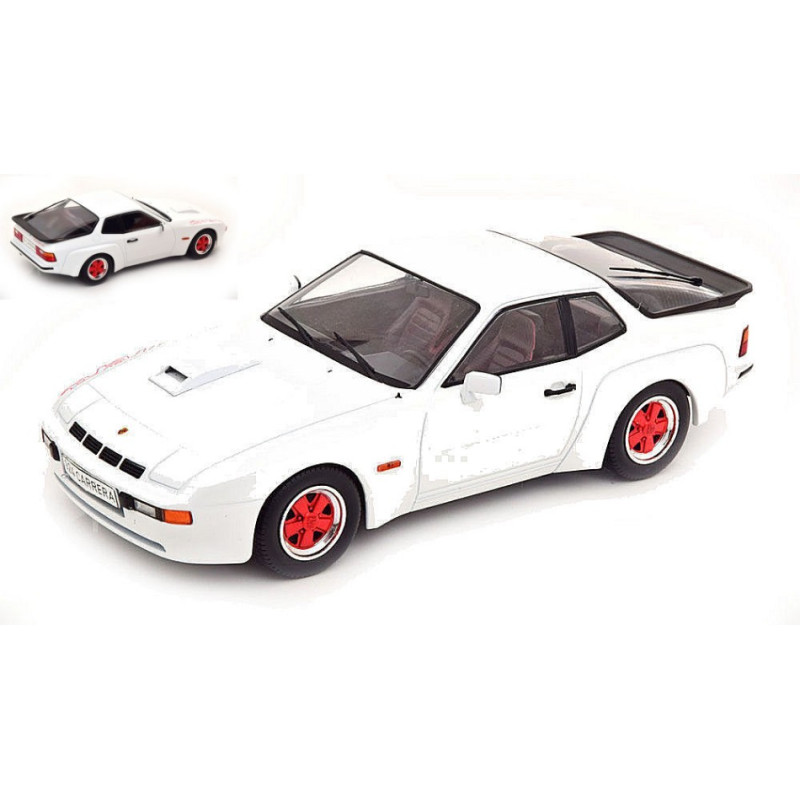 1:18 Modelcargroup Porsche 924 Carrera GT Bianco With Rosso Wheel Rims