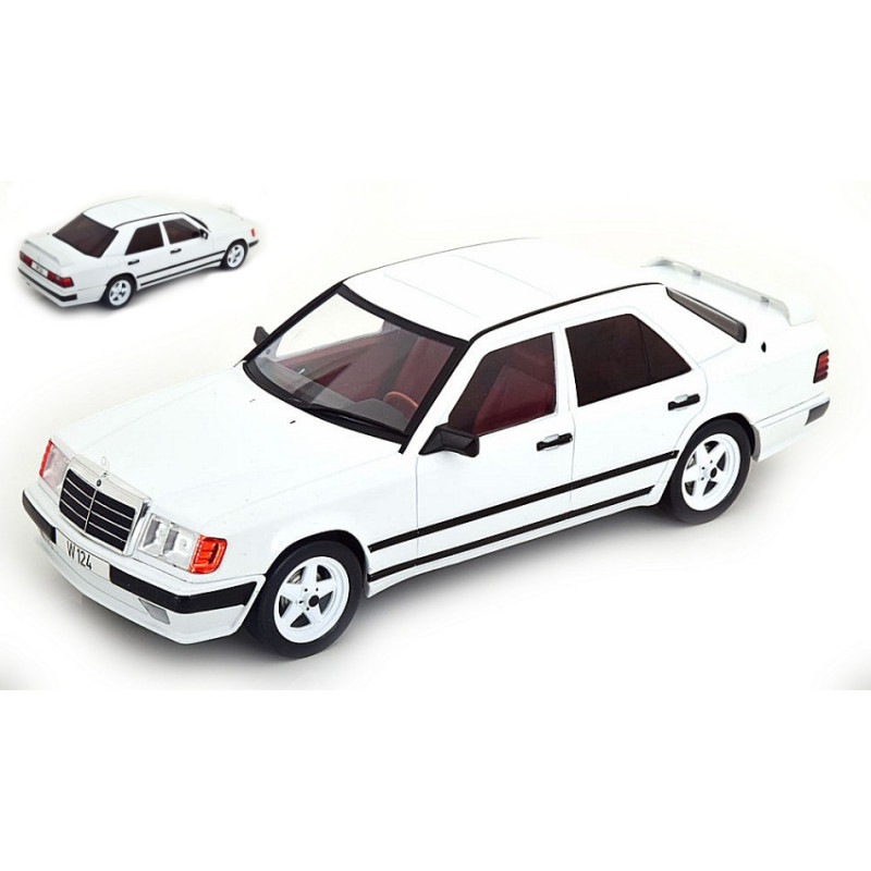 1:18 Modelcargroup Mercedes W124 Tuning 1986 Bianco