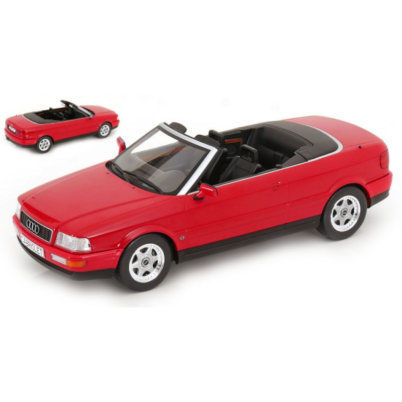 1:18 Modelcargroup Audi 80 Cabrio 1991 Rosso