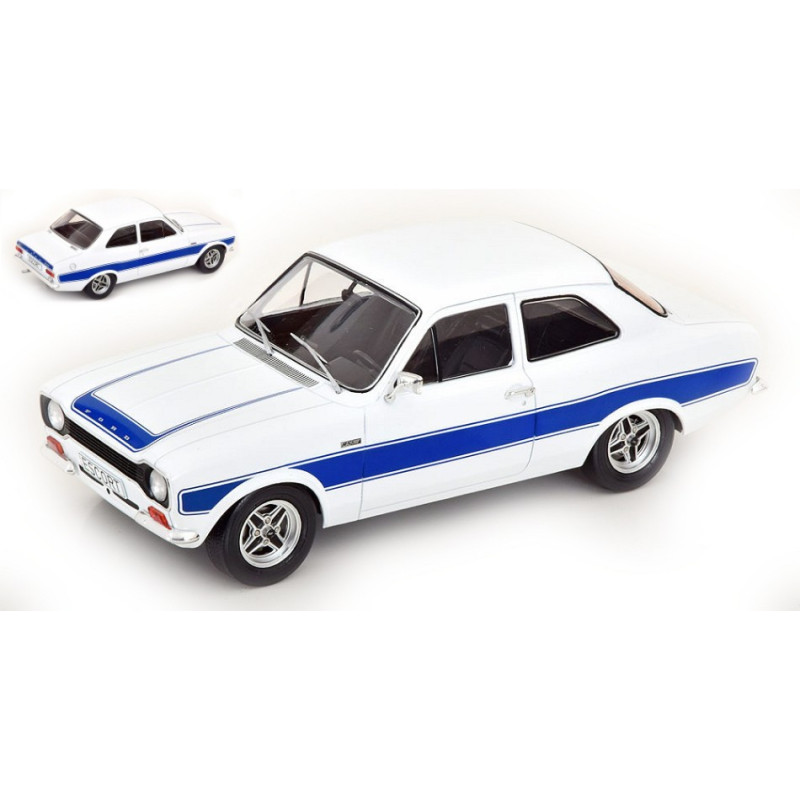 1:18 Modelcargroup Ford Escort MK I RS 2000 1973 Bianco/blu