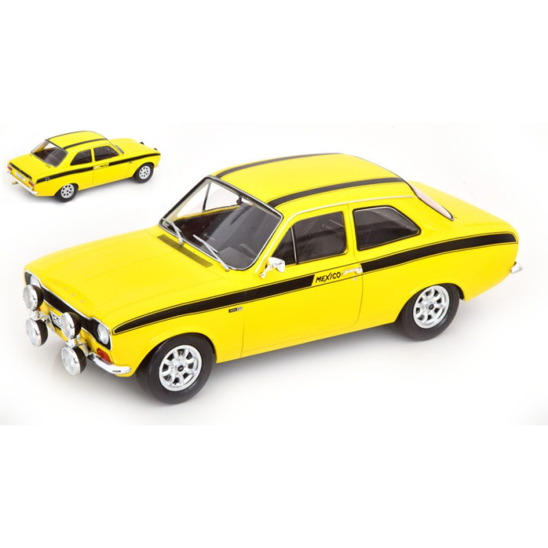 1:18 Modelcargroup Ford Escort MK I Mexico 1973 Giallo