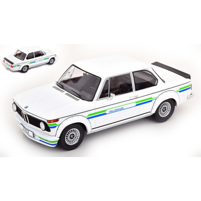 1:18 Modelcargroup BMW 2002 Alpina 1973 Bianco/decorated