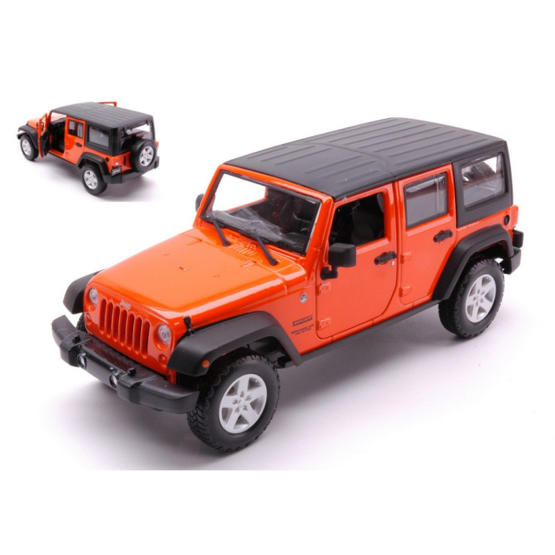 1:24 Maisto Jeep Wrangler Unlimited 2015 Arancione