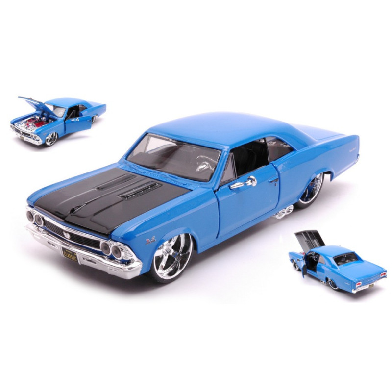 1:24 Maisto Chevrolet Chevelle SS 396 1966 Classic Muscle Blu