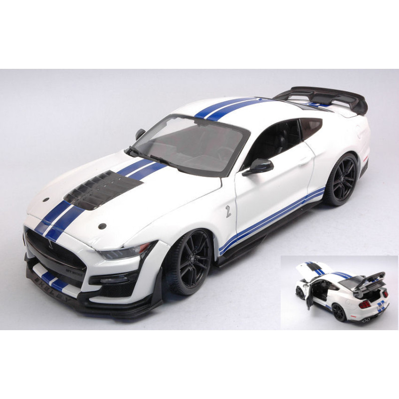 1:18 Maisto Ford Mustang Shelby GT500 2020 Bianco