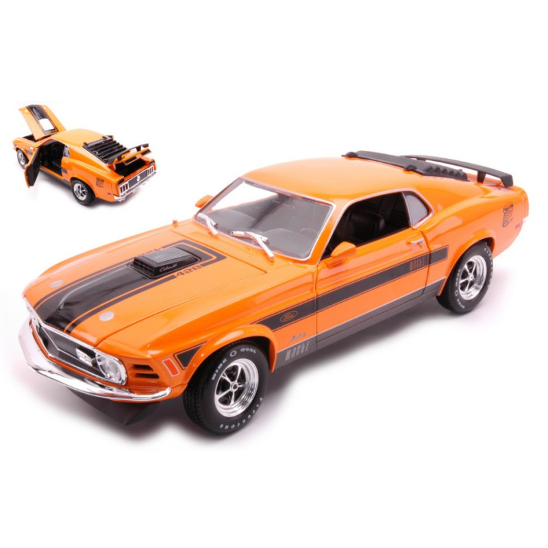 1:18 Maisto Ford Mustang Mach 1 1970 Arancione