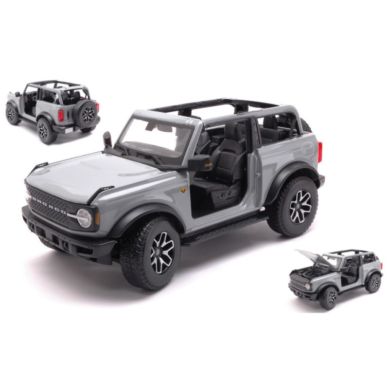 1:18 Maisto Ford Bronco 2021 Mouse Grigio