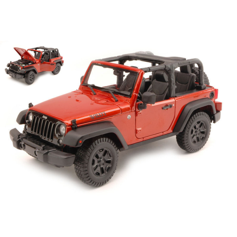 1:18 Maisto Jeep Wrangler Open TOP 2014 Copper Metallizzato