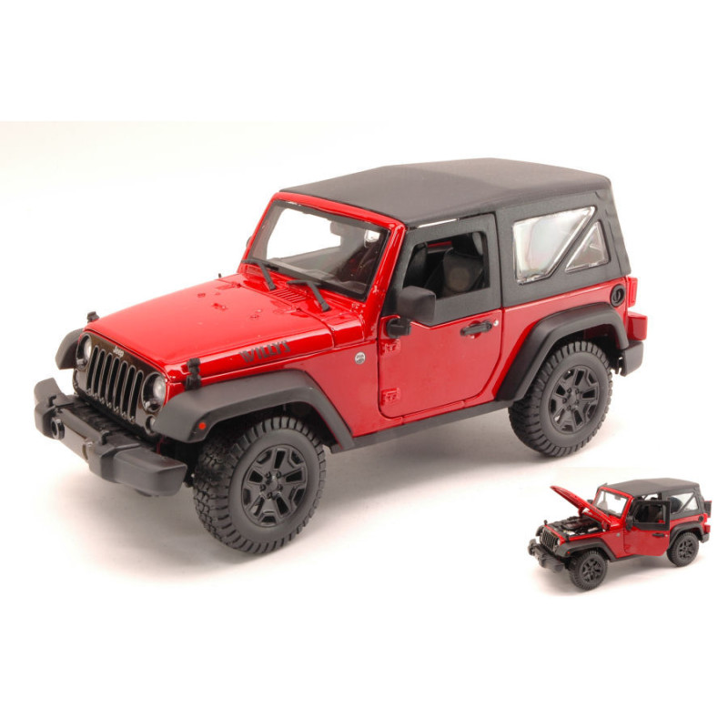 1:18 Maisto Jeep Wrangler 2014 Rosso