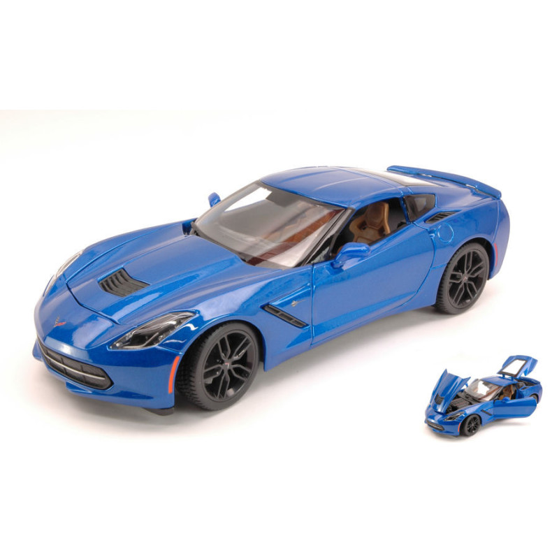 1:18 Maisto Corvette Stingray Z51 2014 Blu