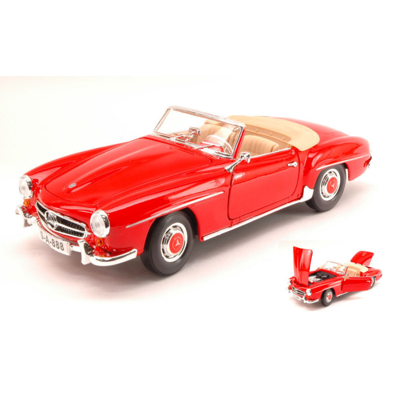 1:18 Maisto Mercedes 190 SL 1955 Rosso