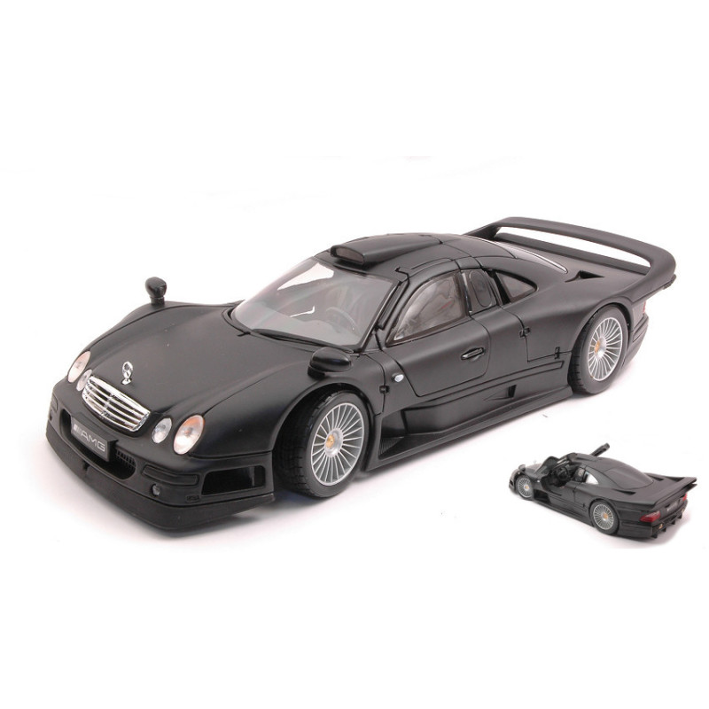 1:18 Maisto Mercedes CLK GTR Street Version Nero Opaco