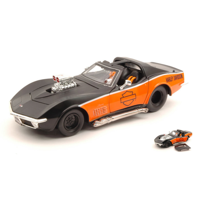 1:24 Maisto Chevrolet Corvette 1970 Harley Davidson