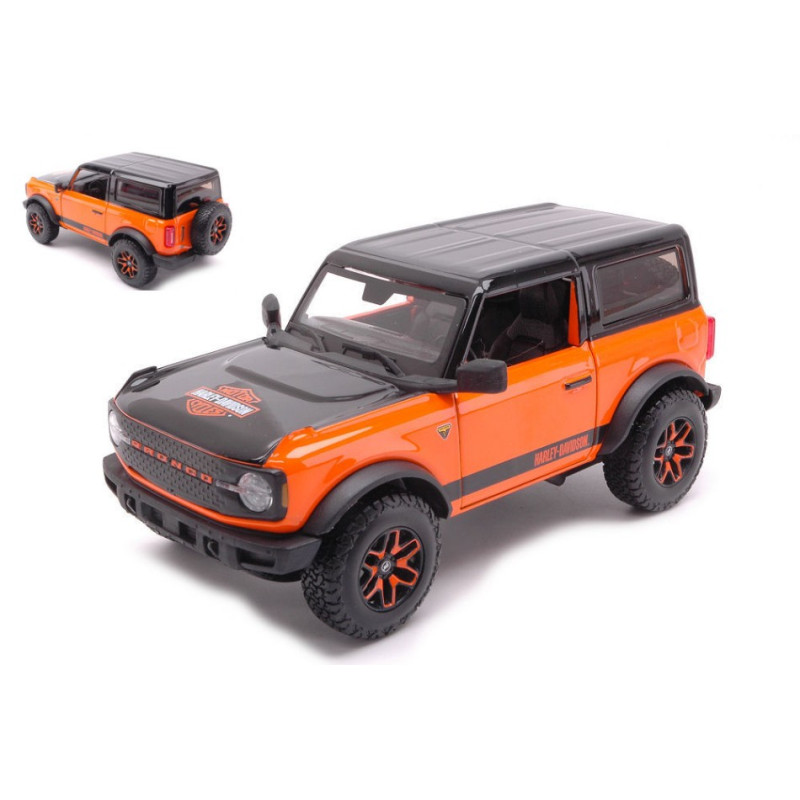 1:24 Maisto Ford Bronco Custom 2021 Harley Davidson