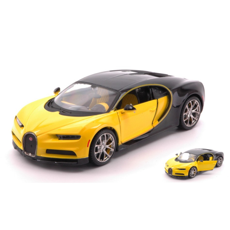 1:24 Maisto Bugatti Chiron Giallo/nero