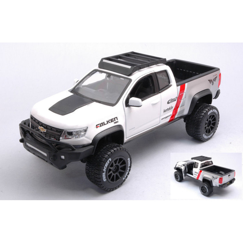 1:24 Maisto Chevrolet Colorado ZR2 Pick UP 2017 Bianco 1:27