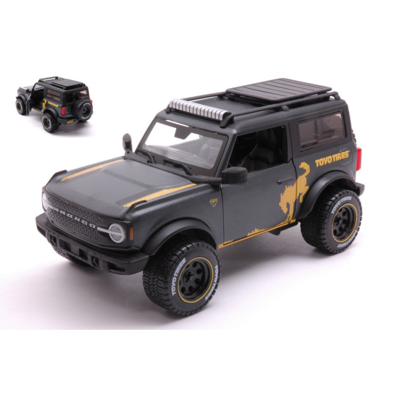 1:24 Maisto Ford Bronco Wildtrak OFF Road 2021 Nero