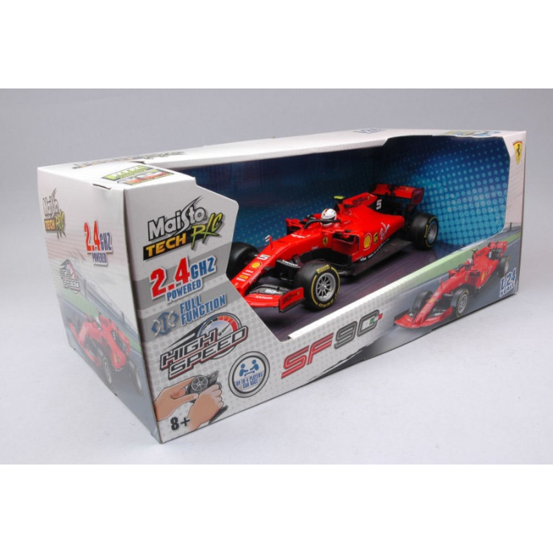 1:24 Maisto Ferrari SF90 Sebastian Vettel 2019 N5 Radiocomando