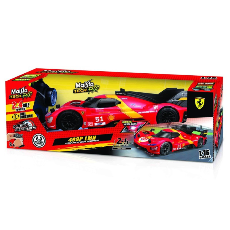 1:16 Maisto Ferrari 499P N51 Winner 24H LE Mans 2023 Radiocomando