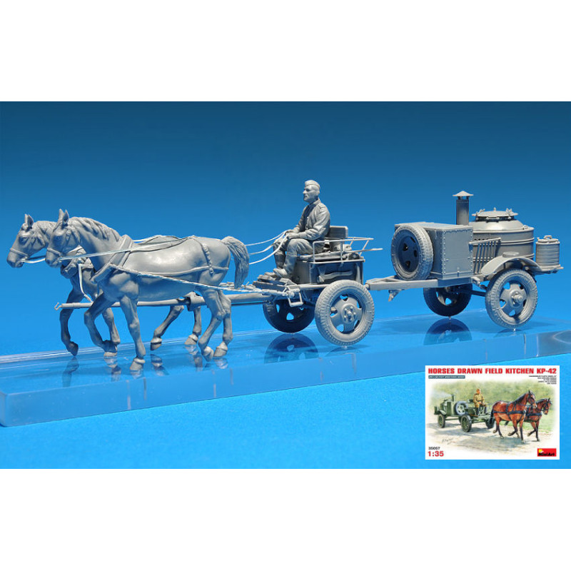 1:35 Miniart Horses Draw Field Kitchen KP 42 KIT