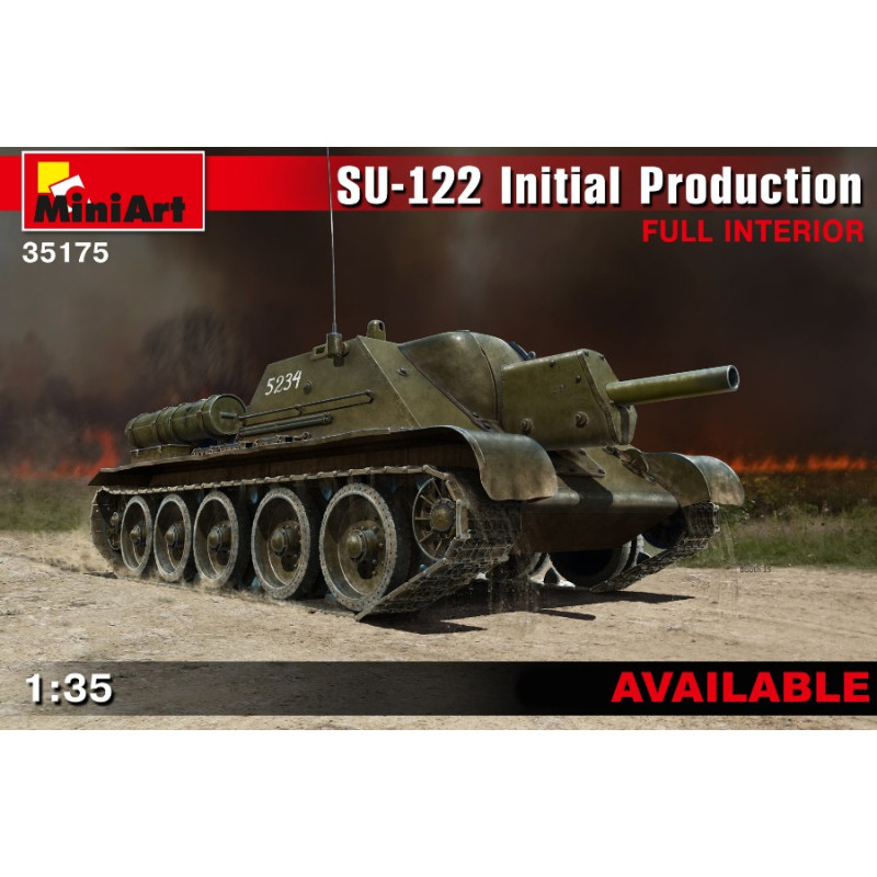 1:35 Miniart SU 122 Initial Prod.w/full Interior KIT