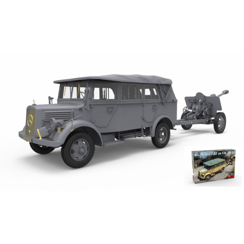 1:35 Miniart KFZ.70 & 7,62 cm F.K.39 (r) KIT