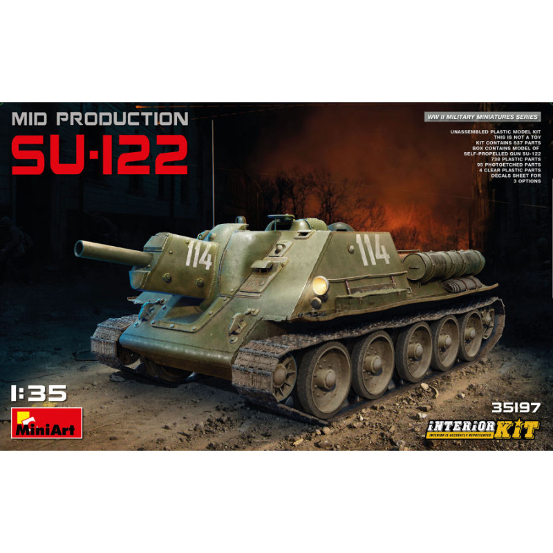 1:35 Miniart SU 122 MID Production KIT