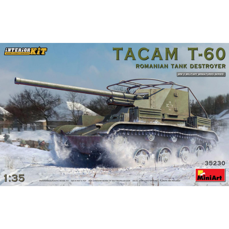 1:35 Miniart Tacam T 60 Romanian Tank Destroyer Interior KIT