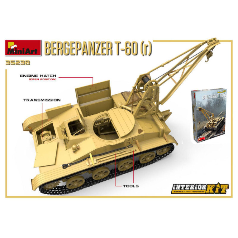 1:35 Miniart Bergepanzer T 60 (R) Interior KIT