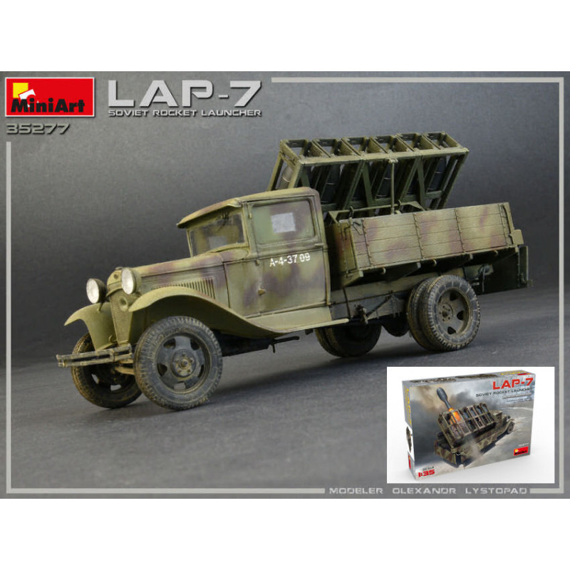 1:35 Miniart Soviet Rocket Launcher LAP 7 KIT