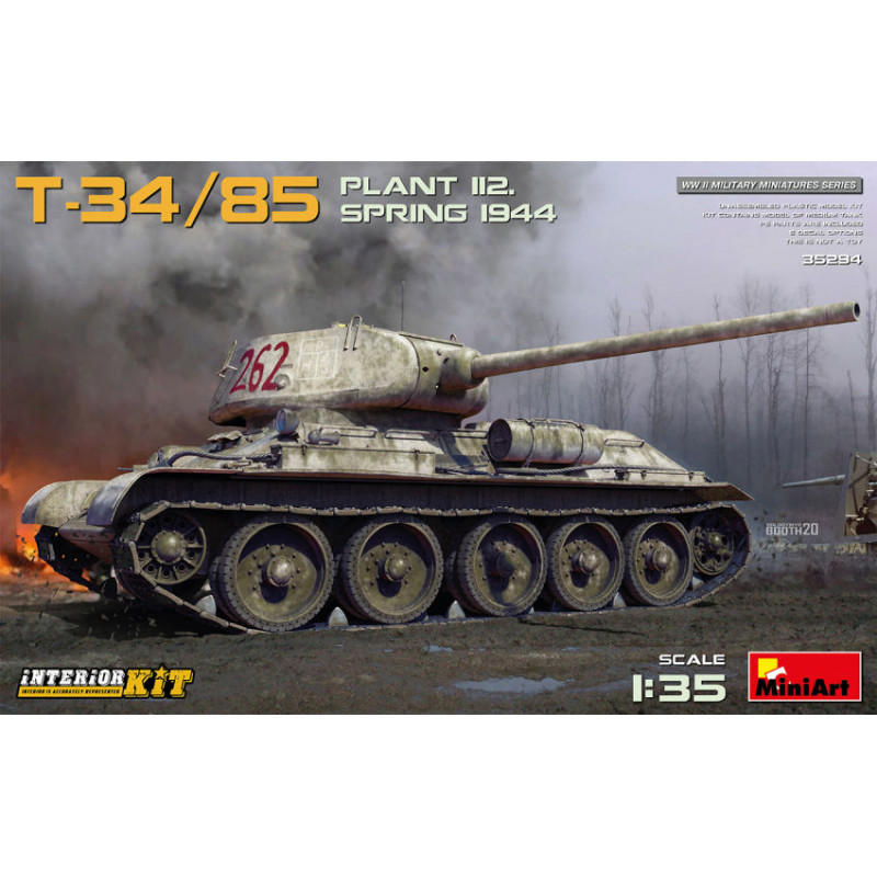 1:35 Miniart T34/85 Plant 112 Spring 1944 Interior KIT