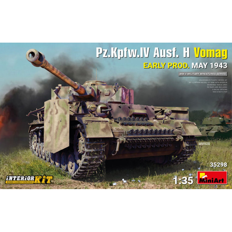 1:35 Miniart Pz.kpfw.iv Ausf.h Vomag Early Production KIT