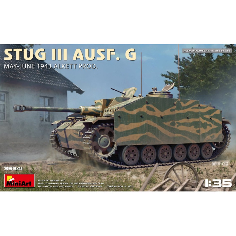 1:35 Miniart Stug III Ausf.g May june 1943 Alkett Prod.kit