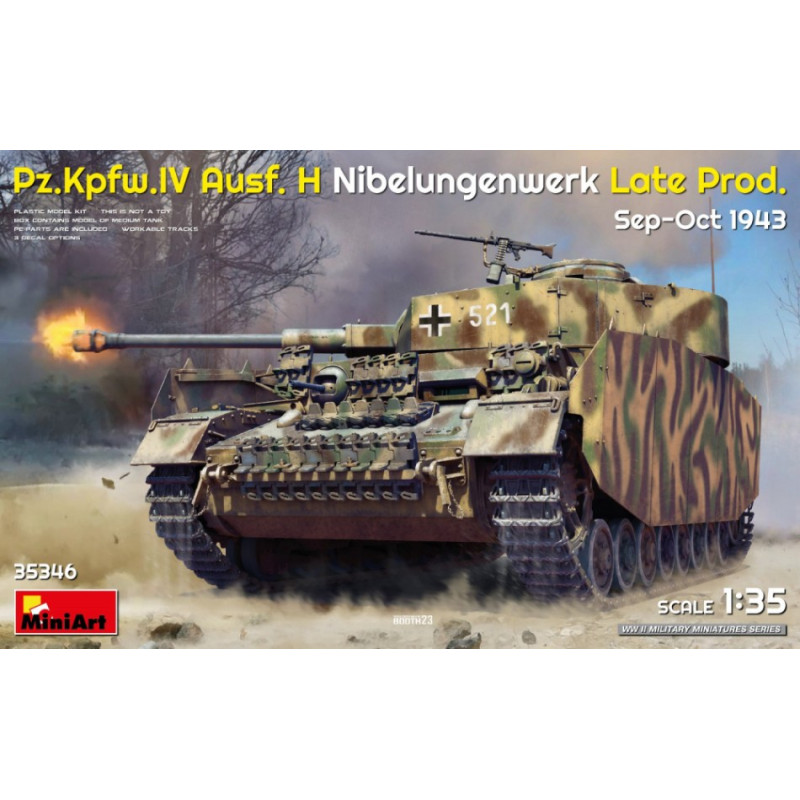 1:35 Miniart Pz.kpfw.iv Ausf. H.nibelungenwerk Late Prod. (sep oct 1943) KIT