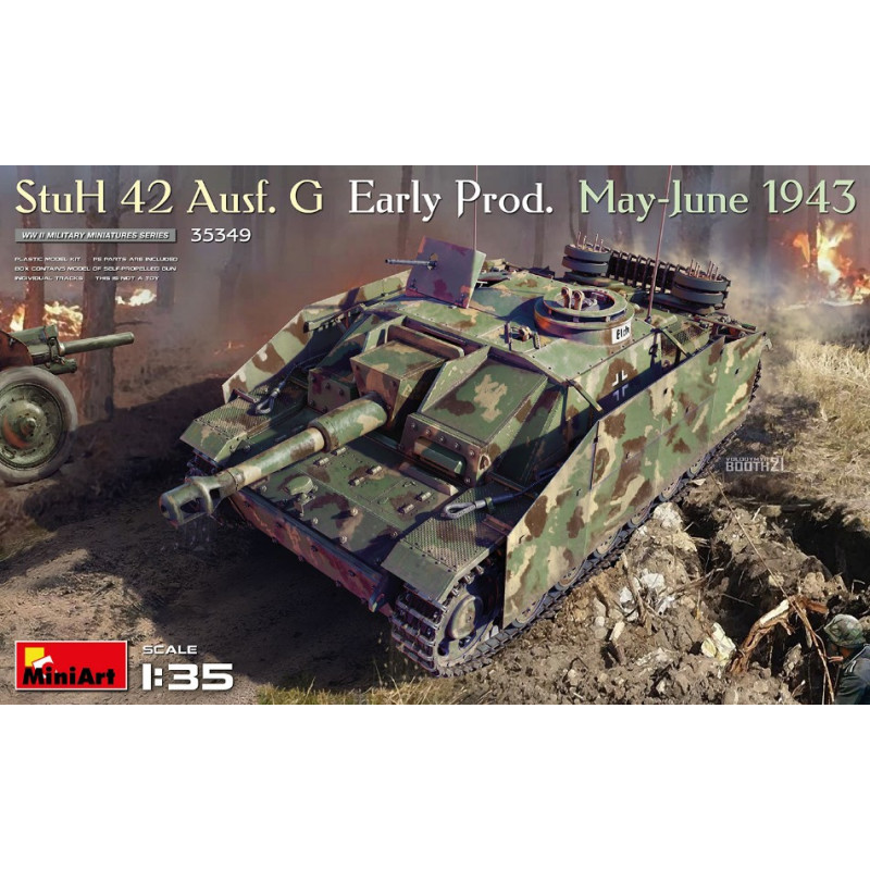 1:35 Miniart Stuh 42 Ausf.g Early Prod.may june 1943 KIT