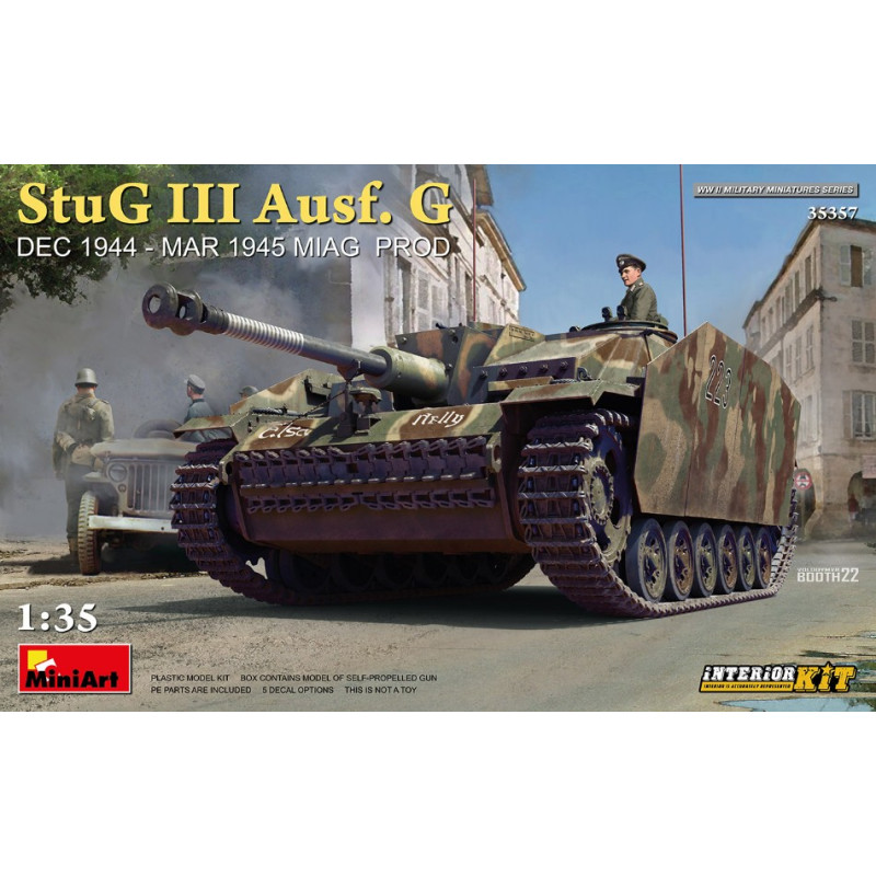 1:35 Miniart Stug III Ausf.g DEC.1944 MAR.1945 Interior KIT