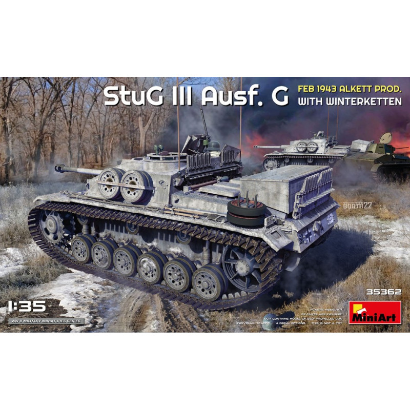 1:35 Miniart Stug III Ausf. G FEB.1943 Alkett Prod.with Winterketten KIT