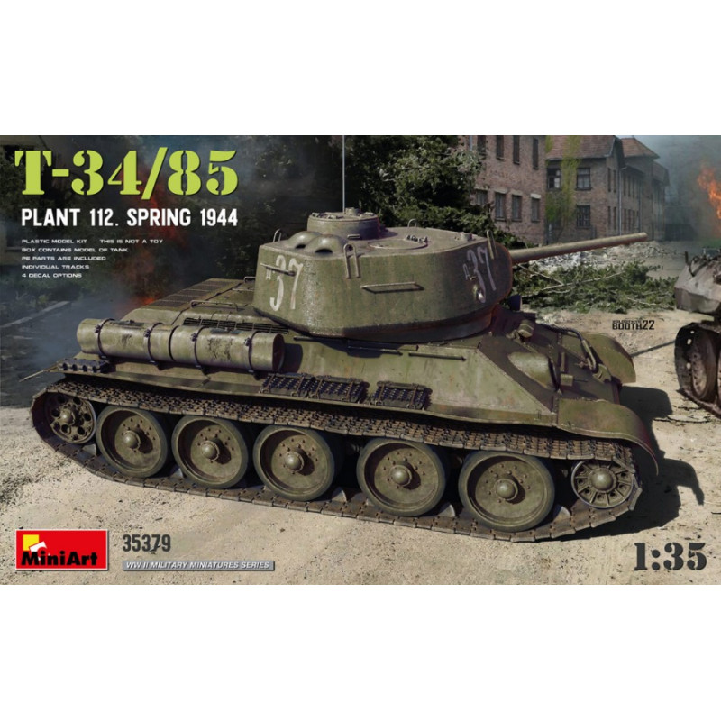 1:35 Miniart T 34/85 Plant 112 Spring 1944 KIT