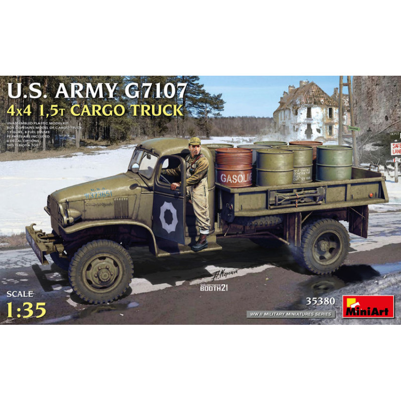 1:35 Miniart US Army G7107 4x4 1,5t Cargo Truck KIT