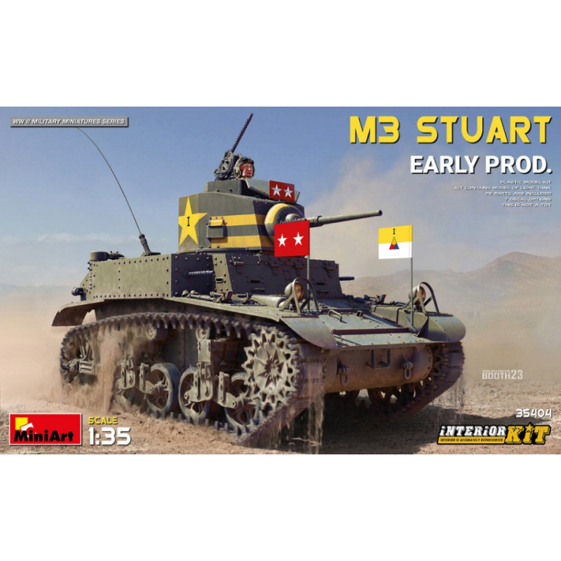 1:35 Miniart M3 Stuart Early Prod. Interior KIT