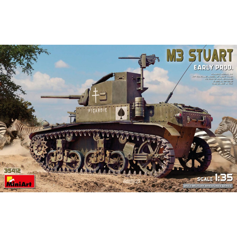 1:35 Miniart M3 Stuart Early Prod.kit