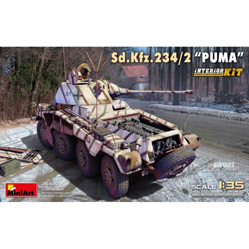 1:35 Miniart Sd.Kfz.234/2 Puma Interior KIT