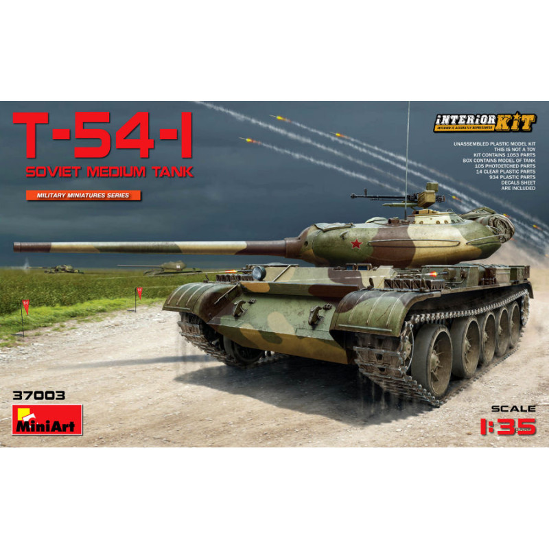 1:35 Miniart T 54 Soviet Medium Tank Interior KIT