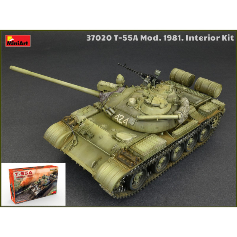 1:35 Miniart T 55A MOD.1981 Interior KIT